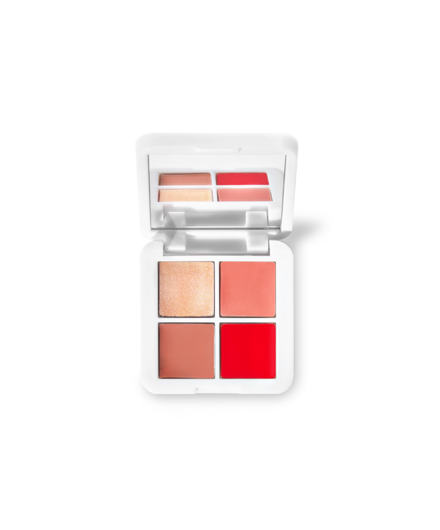 Lip2Cheek Glow Quad Mini Comfortable Lip Color for Everyday Wear