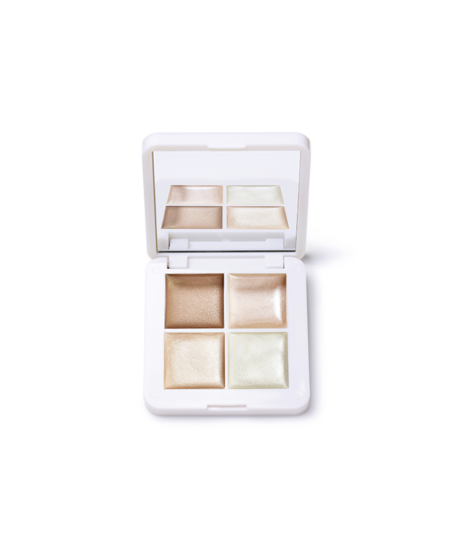 Living Luminizer Glow Quad Mini Radiant Highlighter for a Natural Looking Glow