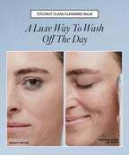 Coconut Clean Cleansing Balm Gentle Face Cleanser with Everyday Makeup Removal