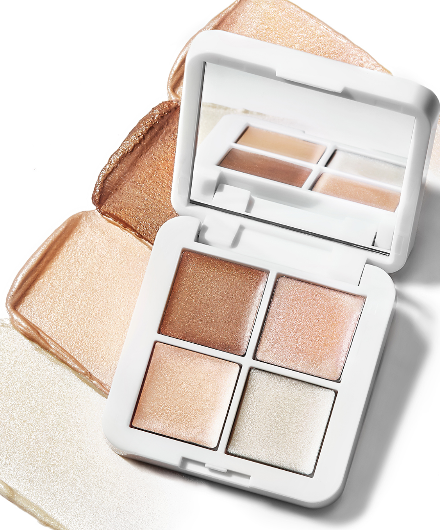 Living Luminizer Glow Quad Mini Radiant Highlighter for a Natural Looking Glow