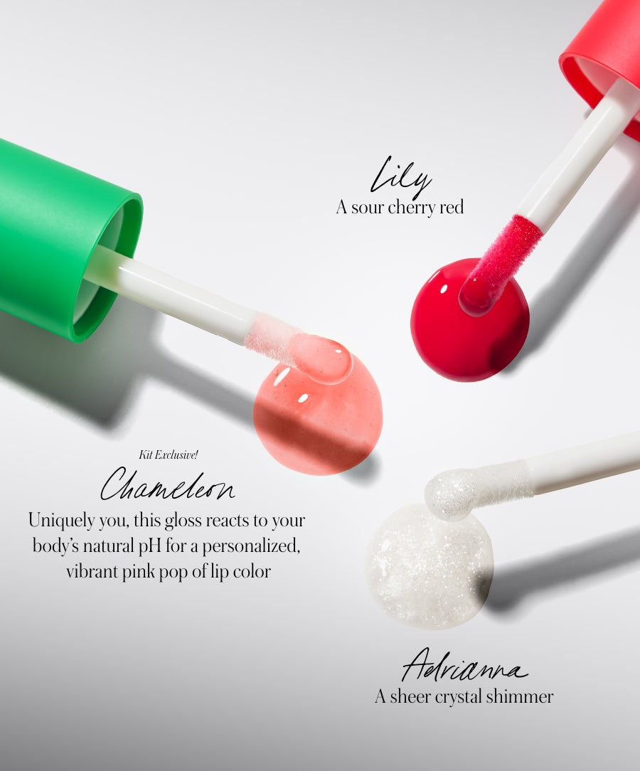The Mini Lip Oil Trio Comfortable Lip Color for Daily Wear