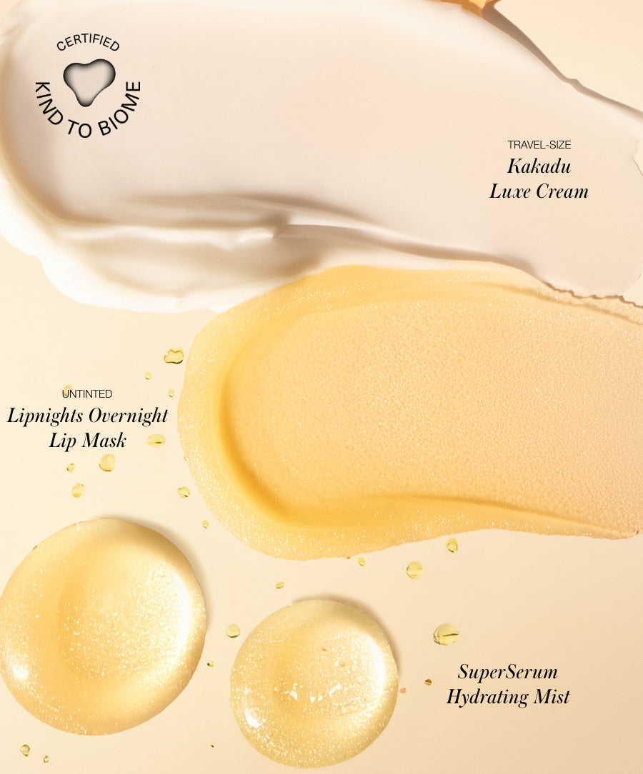 Cuyana x RMS Beauty The Radiance Set Coordinated Beauty Set with Everyday Makeup
