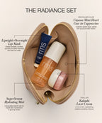 Cuyana x RMS Beauty The Radiance Set Coordinated Beauty Set with Everyday Makeup