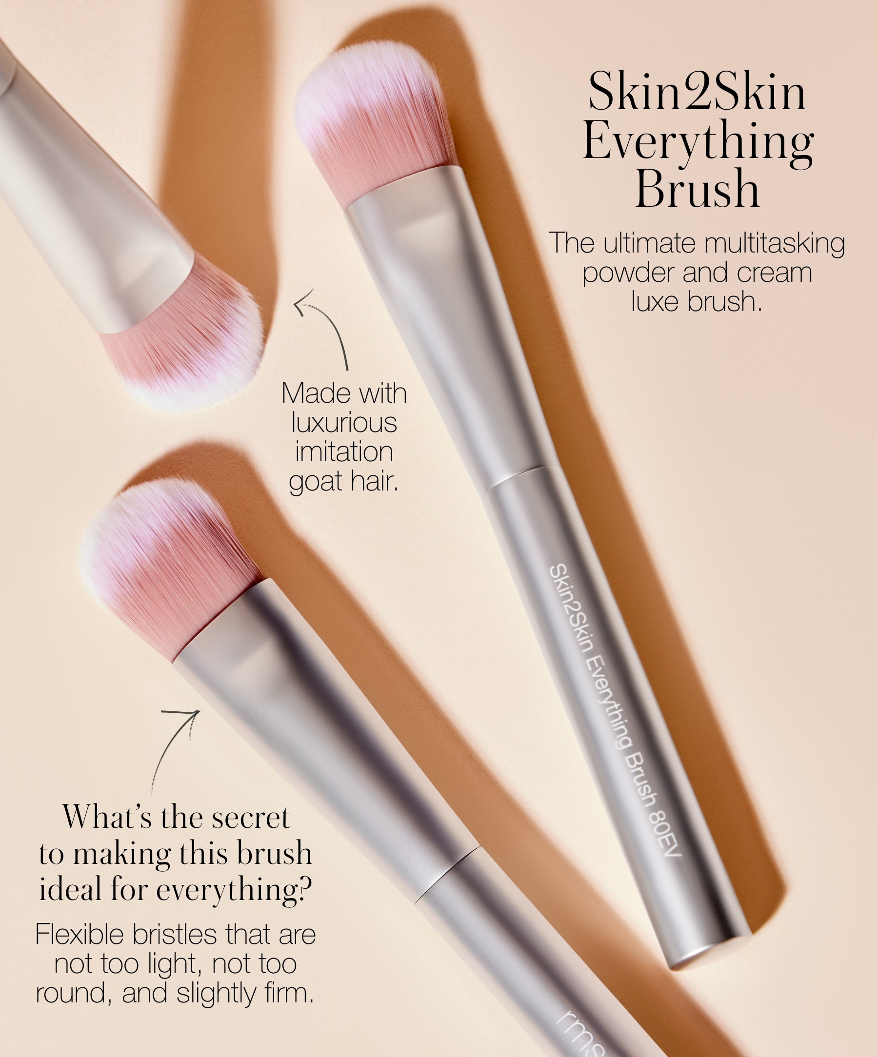 Skin2Skin Everything Brush Makeup Tool for Easy Everyday Application