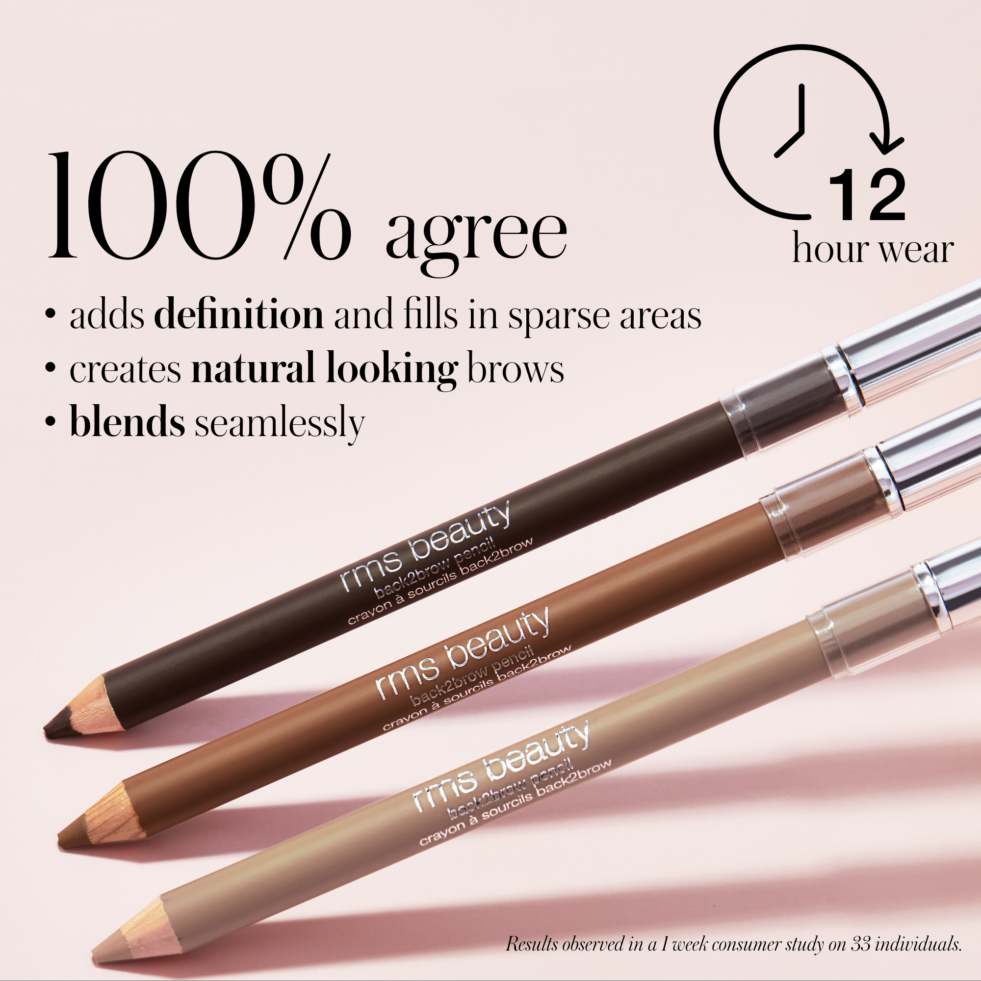 Back2Brow Pencil Natural Looking Brow Color for Daily Definition