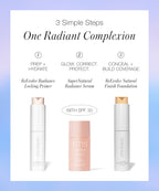 Supernatural Radiance Serum Broad Spectrum SPF 30 Sunscreen Lightweight Daily Mineral Sun Care
